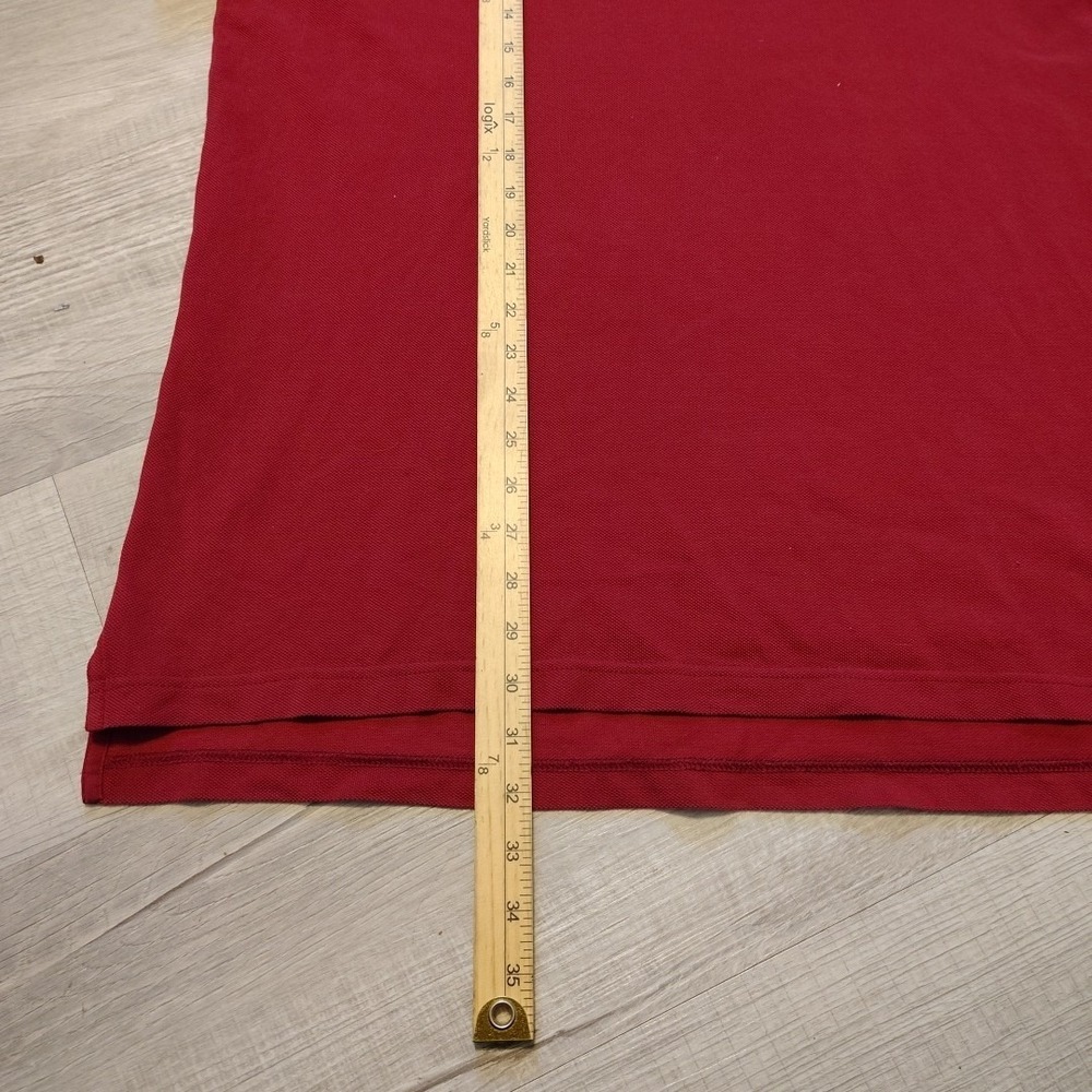 Brooks Brothers Polo Shirt XL Red Golden Fleece Logo Golf Casual Short Sleeve - Picture 5 of 6